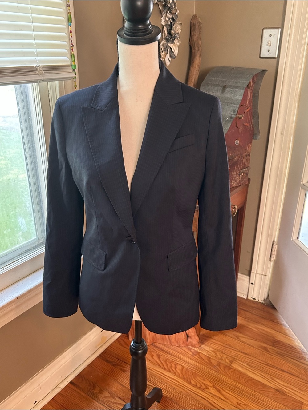 Talbots Classic Pinstripe Blazer